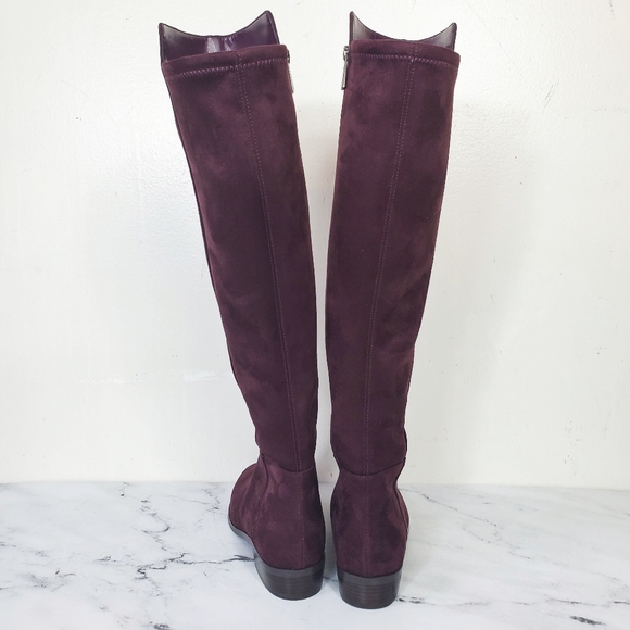 Michael Kors Suede Purple Boots - Picture 5 of 7
